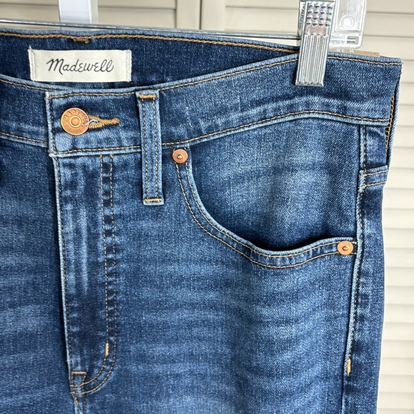 NWT Madewell 11" High-Rise Skinny Jeans Markland Wash Tencel Denim Size 28 - Picture 8 of 16